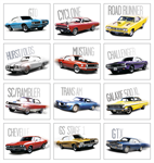 Classic Muscle Cars Calendar